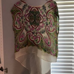 Maeve flowy top high /low